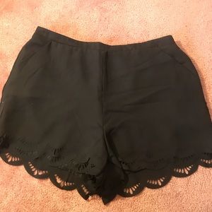 Black Shorts with detail